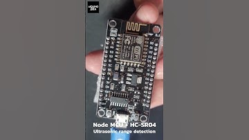 Ultrasonic range detection HC SR04 yt #arduino #arduinoproject #real #nodemcu