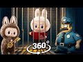 Labubu Doll Prison Break 360° VR PopMart Animation!
