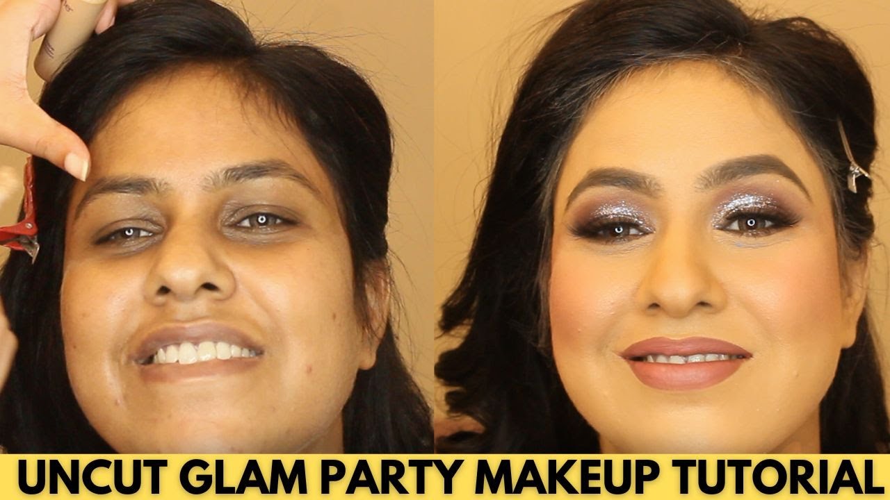 UNCUT GLAM PARTY MAKEUP TUTORIAL by @bhumikaoswalmua || Step by step ...