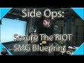 MGSV TPP Side Op: Secure The RIOT SMG Blueprint Metal Gear Solid V: The Phantom Pain