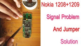 Nokia 1208  Signal Problem And Signal Ic Jumper Gsm Mobile