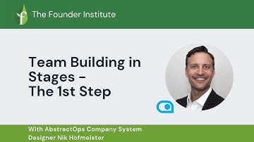 Team Building For Your Startup In Stages - The 1st Step