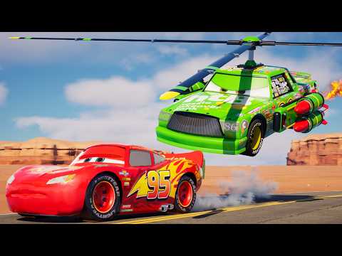 Lightning McQueen's Most Dangerous Escape from Chick Hicks! #1
