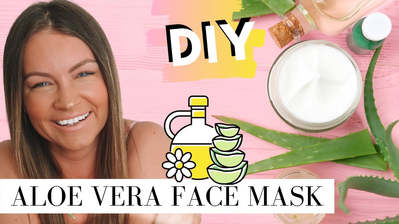 DIY BEST FACIAL MASK EVER ( ALOE VERA and BAKING SODA ) YouTube