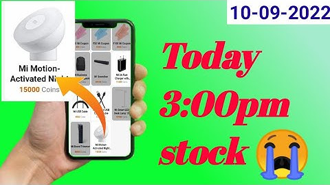 Getapps today 3:00pm stock Mi Motion Activated Night ✨✨Light😭😭😭