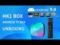 HK1 BOX Amlogic S905X3 android 9.0 smart tv box dual wifi  8k hd media player