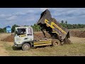 HYUNDAI Dump truck, dump truck working, leng sophon #Ep2230