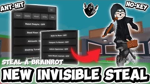 *NEW* 🔥Steal A Brainrot Script -/Desync /invisible Steal/ Admin Spawn & Pastebin Link - Rebirth 16 💫