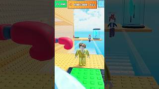Bacon play slap troll tower😆😱#roblox #shorts #gaming