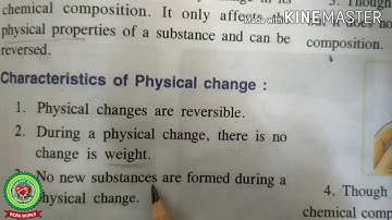 Physical changes day 1 Class 6 Science Holy Heart Schools