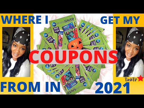 🤑Where I Get My Coupons From In 2021/🤑How To Get Coupons Mailed Directly To You🤑
