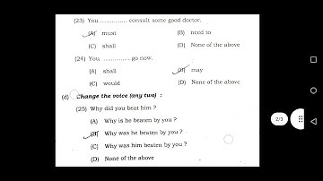 HBSE Annual Exam Answer Key | Class 12 English Paper 2022 Solved |  Part-2 SET A | 11-04-2022