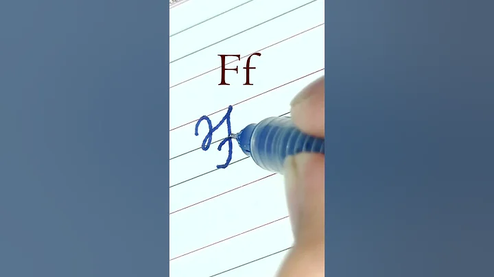 How to write letter Ff | Cursive writing a to z #cursivewriting #handwriting  #shorts