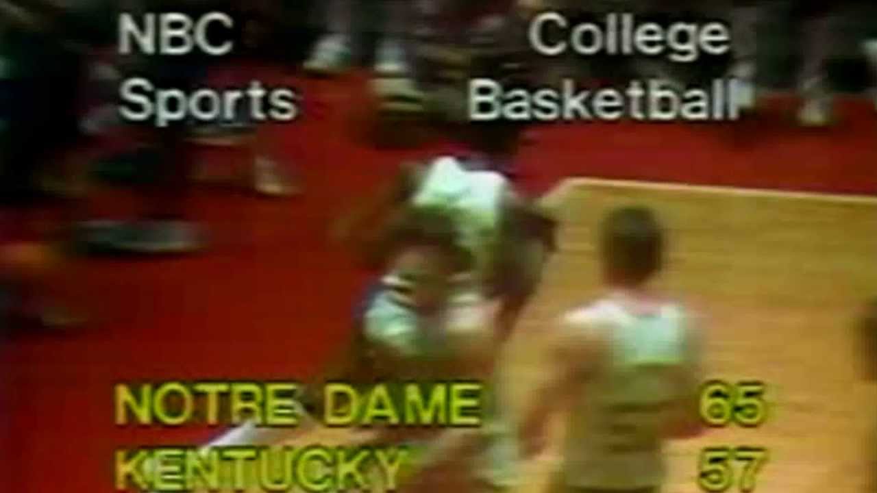 Dwight "The Blur" Anderson's Monster Dunk vs Notre Dame | 12-30-1978 | HD |