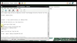 How to Manually Install Yum Packages Directly from an Iso File