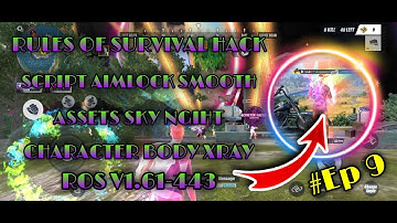 NEW UPDATE RULES OF SURVIVAL HACK|ASSETS SKY NGIHT|CHARACTER BODY XRAY|VIP SCRIPT BY MONSTER