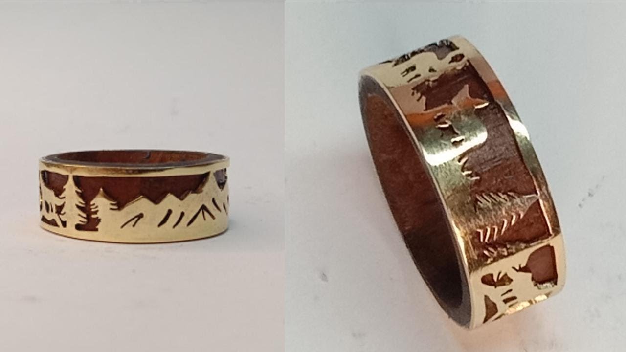 How to make a unique ring | Making jewelry | A combination of two different types