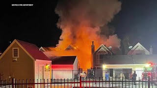 Firefighters Battle Fire That Spread To 3 Homes In Manteca