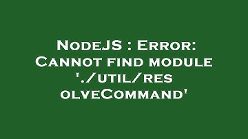 NodeJS : Error: Cannot find module 