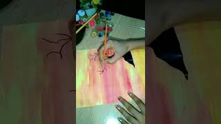 Beautiful sunset view ❣️❣️❣️❣️#viralvideo #painting#art #7dayspaintingchallenge