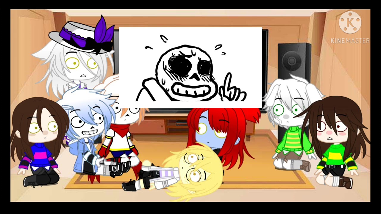 Реакция андертейла на лютые приколы часть 3 в (в гача клуб)