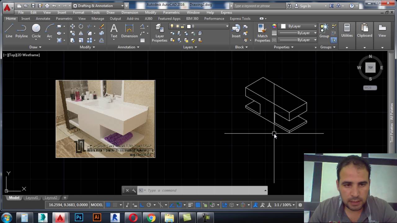رسم الايزومترك بالاوتوكاد Youtube