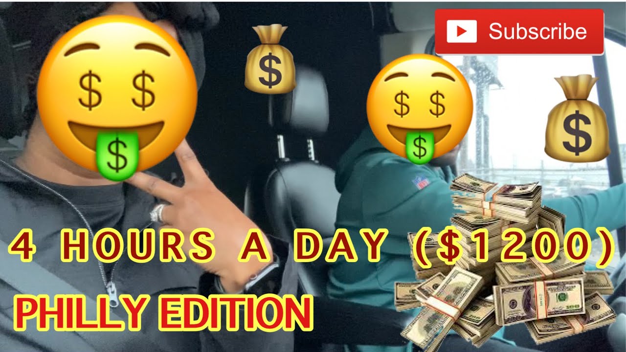 How We Made $1200 Doing 4 hours a Day in A Cargo Van (PHILLY EDITION)