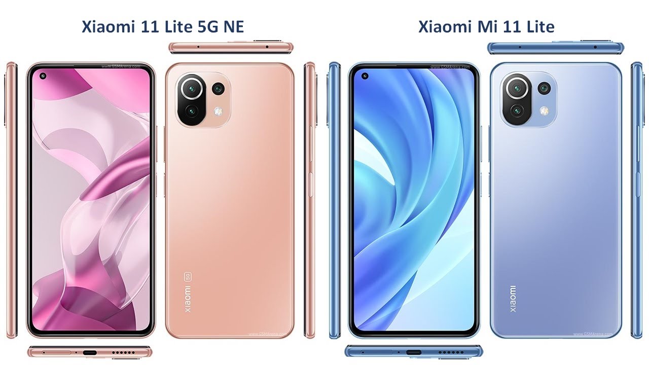Xiaomi 11 Lite 5G NE VS Xiaomi Mi 11 Lite - YouTube