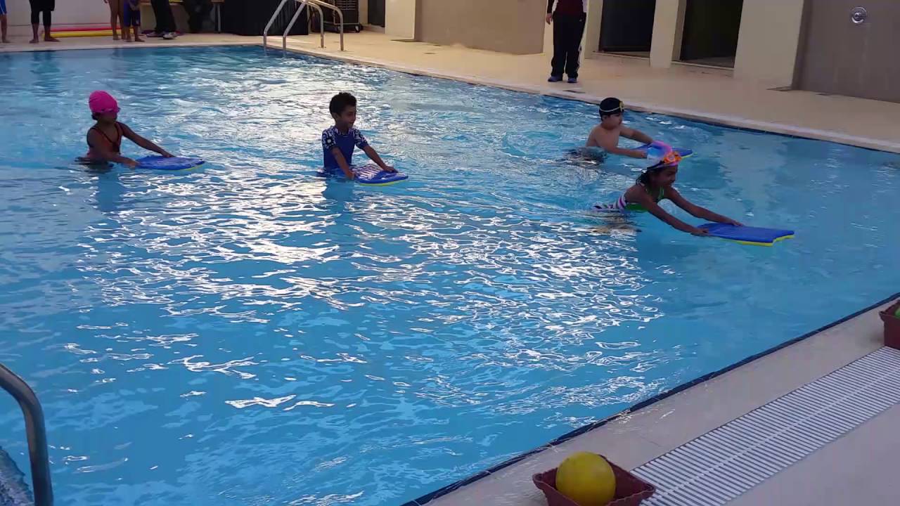 The kick board relay race YouTube