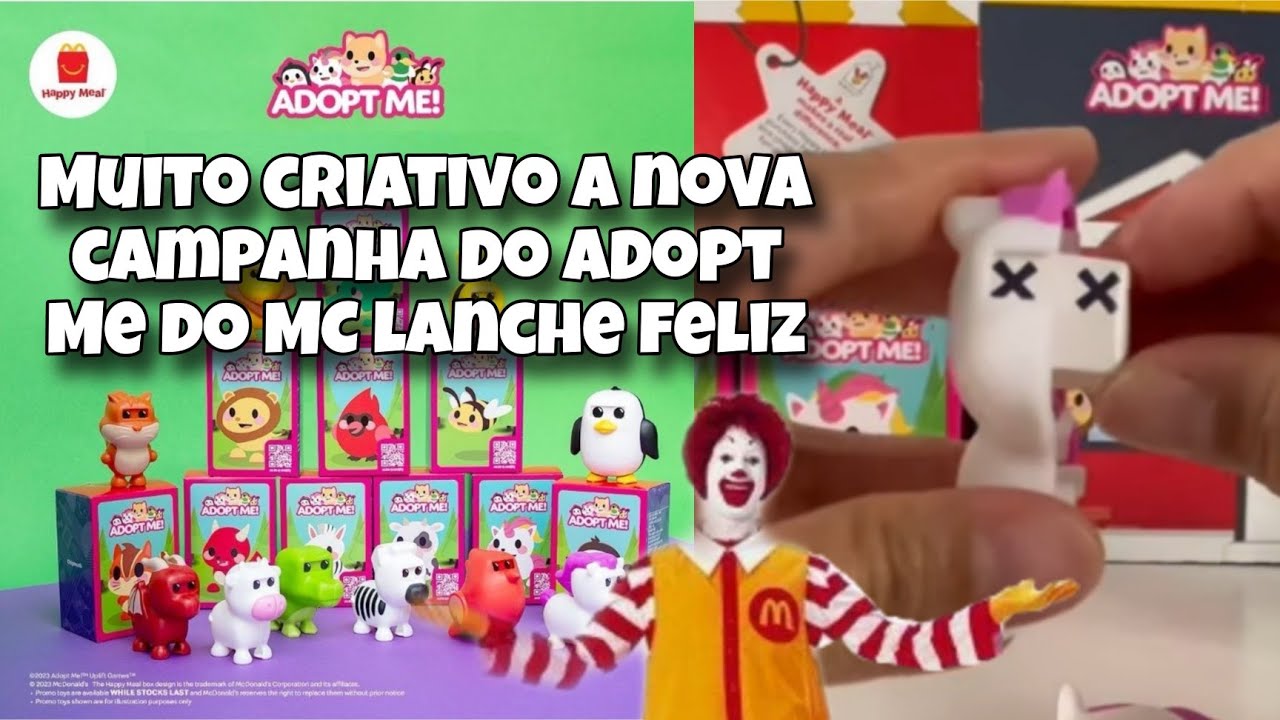 Pets de 'Adopt Me' são os novos brindes do McLanche Feliz - GKPB