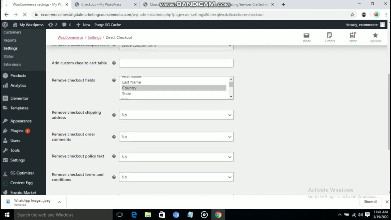 How to remove or customize checkout field in wordpress woocommerce ...