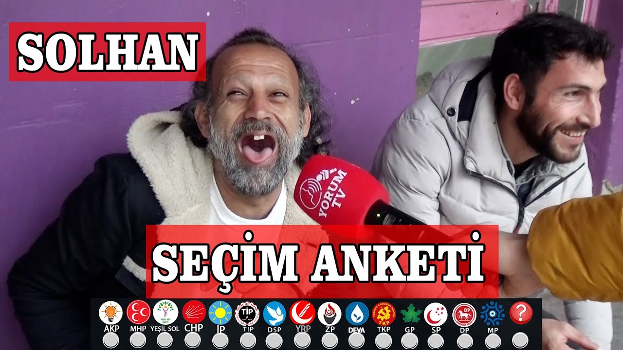 SOLHAN  SEÇİM ANKETİ - Sokak Röportajı