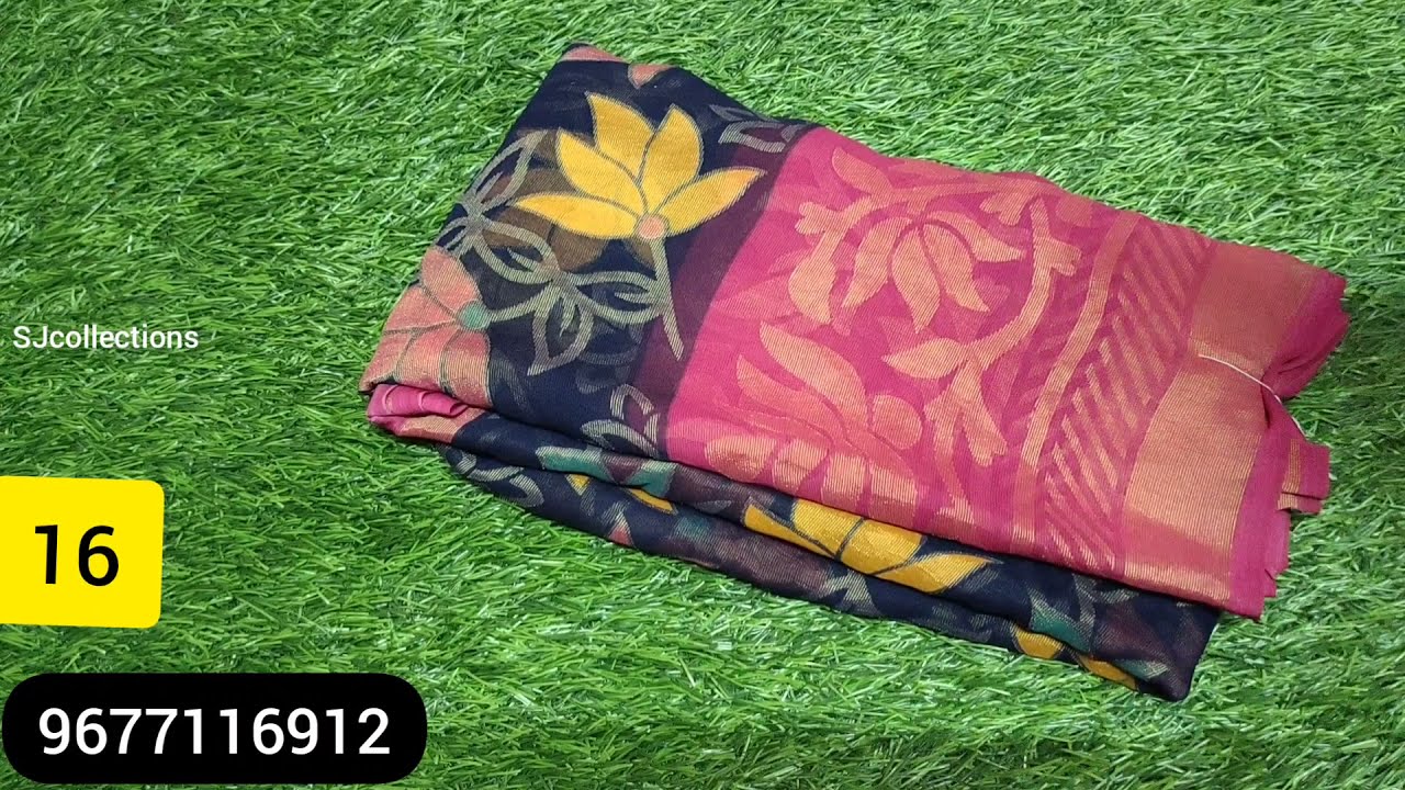 Linen cotton sarees || moss chiffon saree || Brasso sarees collection (4-8-21)