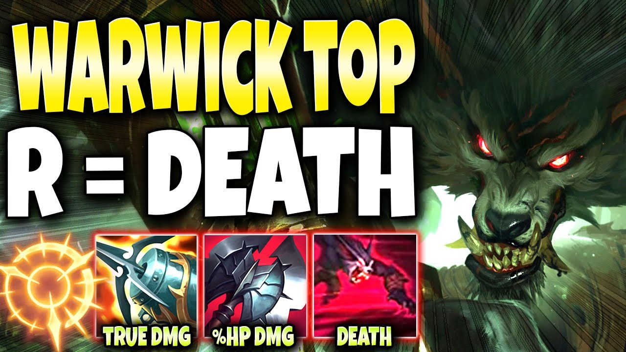 With our Warwick Top Lane Season 11 Build R means INSTANT ☠️ LoL Warwick s11 Gameplay - YouTube