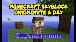 Playing Minecraft Skyblock 1 Minute Everyday - Day 9