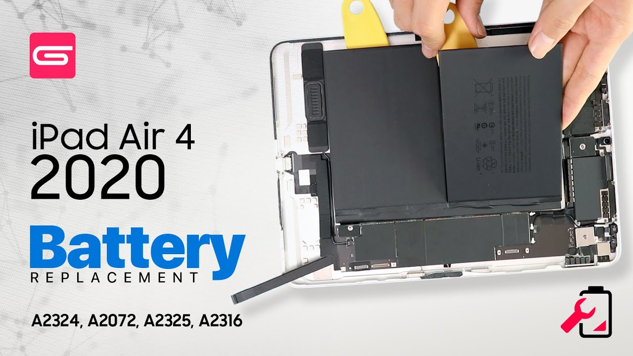 theorie passend Knikken iPad Air 4 2020 Battery Replacement - YouTube