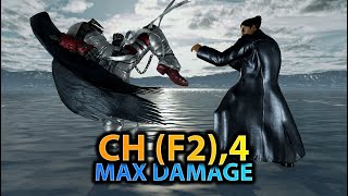 Devil Jin F2,4 Combos | Max Damage