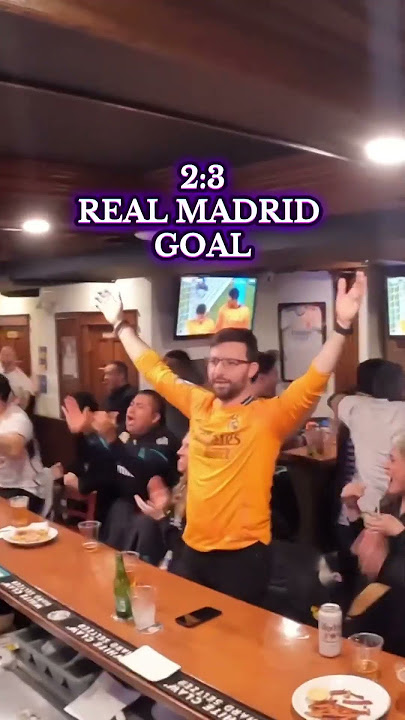GOAL Reactions only. Man City vs Real Madrid #madridista #ucl #championsleague #goals #reaction