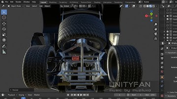 #220 3d sketching a car in blender Part 64 - 4x timelapse
