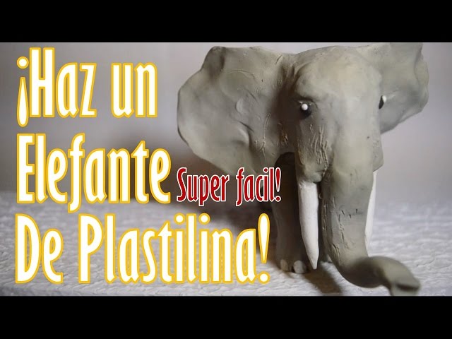 ¡Como hacer: Un espectacular elefante de plastilina/arcilla!