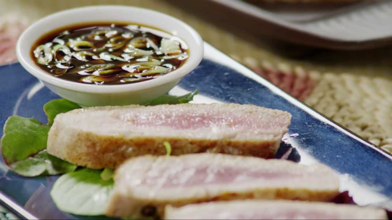 How to Make Seared Ahi Tuna Steaks | Fish Recipes | Allrecipes.com - YouTube