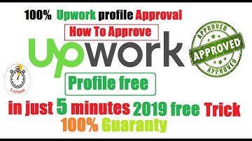 How to Approve your Upwork account Profile in just 5 minutes 2019 Trick Yousaf tv