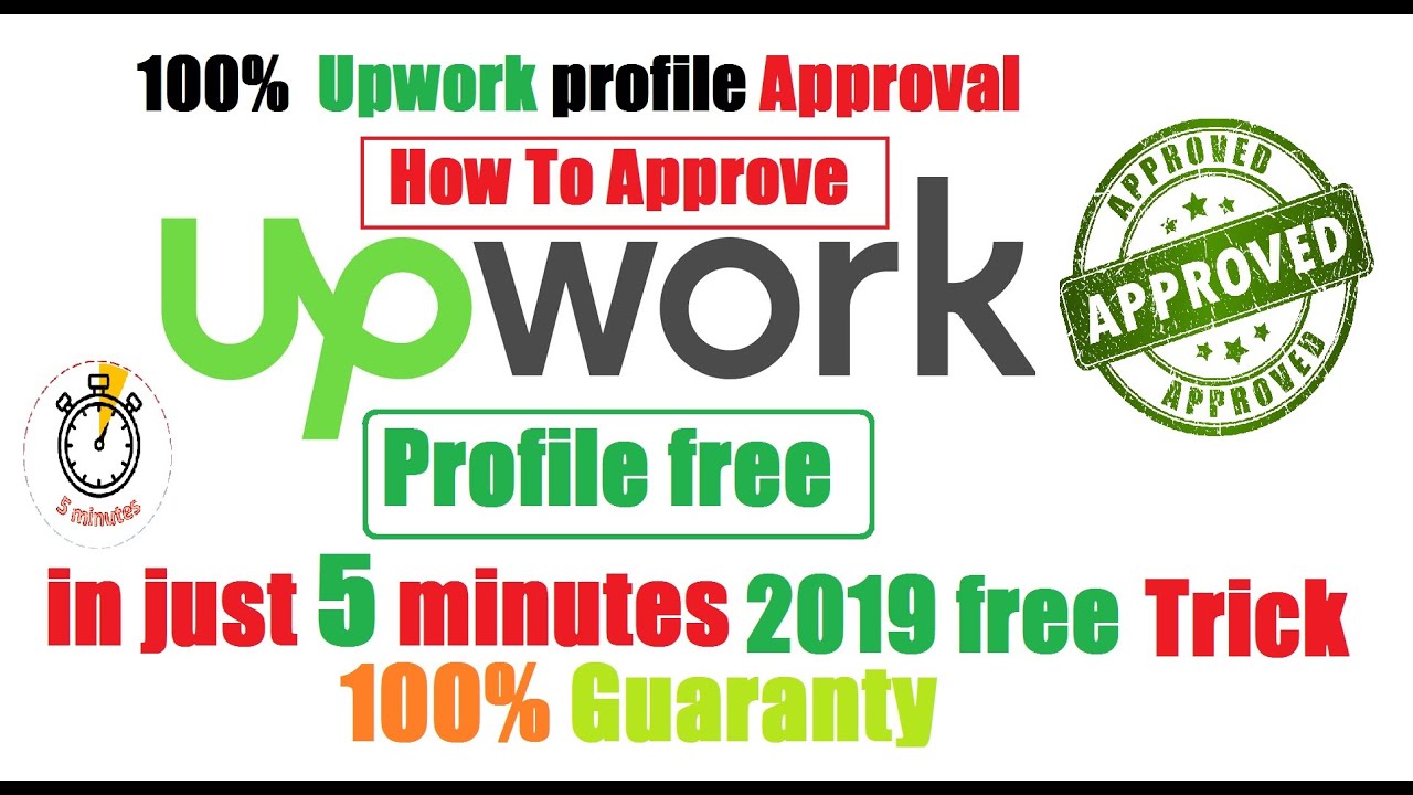 How To Approve Your Upwork Account Profile In Just 5 Minutes 2019 Trick Yousaf Tv Youtube