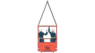 Man basket dynamic CAD block