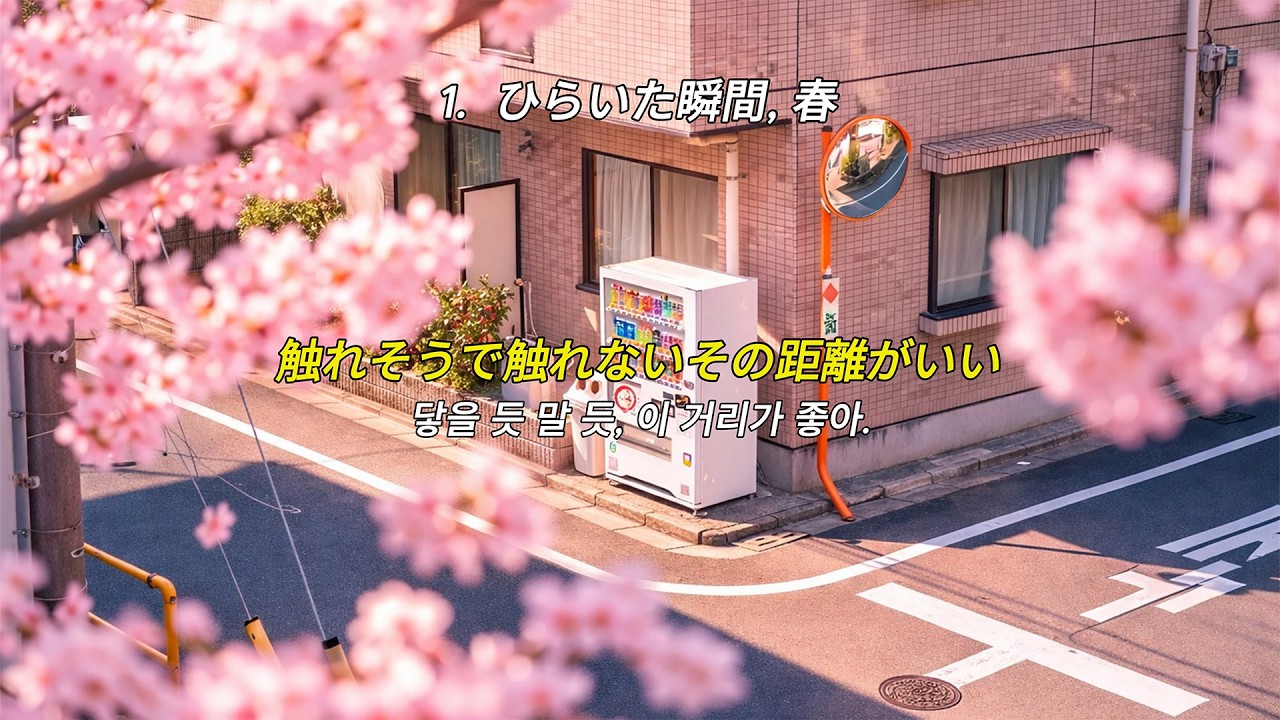 [Playlist] 닿을 듯 말 듯, 이 거리가 좋아 | J-POP 플레이리스