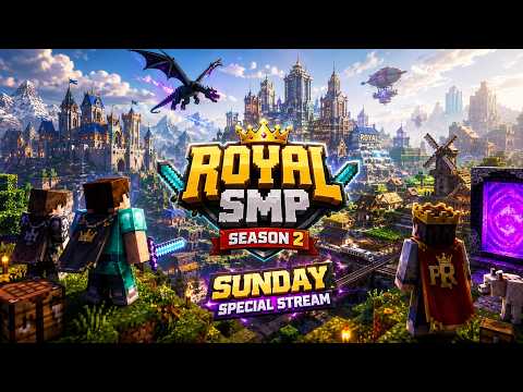 🔴 Royal SMP👑 Season 2 LIVE🔥 Sunday Special  #shortsfeed #minecraft #short #survival