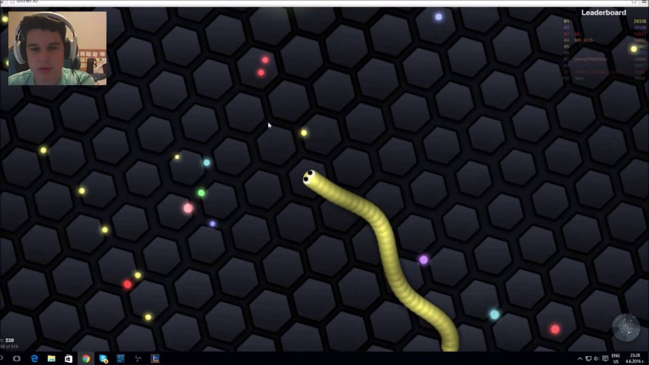 slither.io епизод 1:Тотална трагедия!!!! - YouTube
