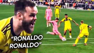This is what HAPPENS if you YELL 'RONALDO' at Lionel Messi.