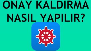 Mobildeniz Onay Kaldırma Nasıl Yapılır?