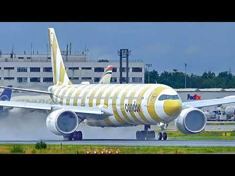 [4K] 25 AWESOME Airplane Takeoff & Landings 🇩🇪 | Frankfurt Main Airport Plane Spotting | FRA/EDDF